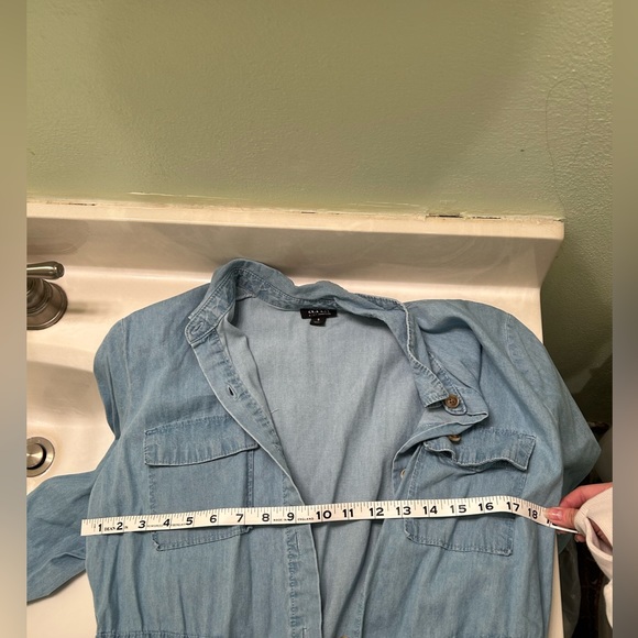 Denim Button down Dress - Picture 7 of 9